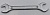 Ключ гаечный двусторонний 14*17 DROP FORGED           