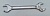 Ключ гаечный двусторонний 19*22 DROP FORGED            